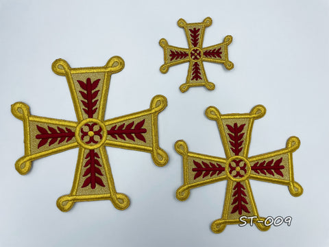 Set of embroidered crosses ST-009