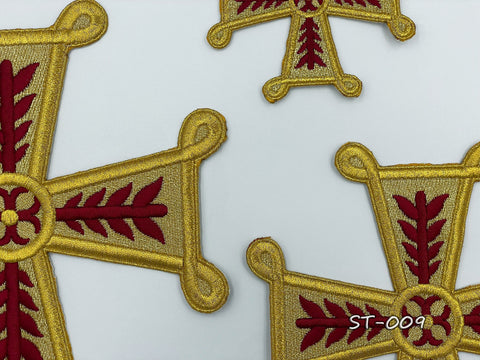 Set of embroidered crosses ST-009