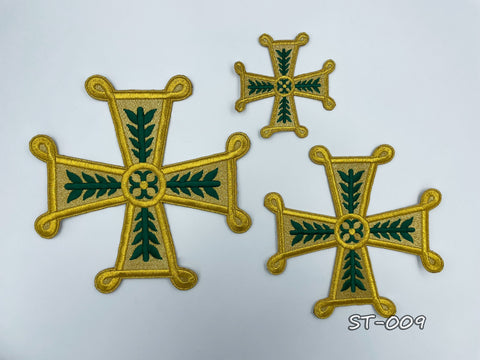 Set of embroidered crosses ST-009