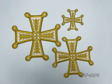 Set of embroidered crosses ST-009