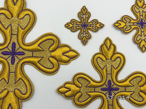 Set of embroidered crosses ST-014