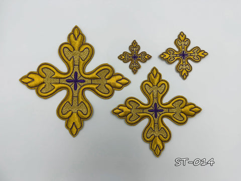 Set of embroidered crosses ST-014