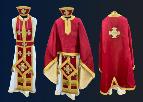 Liturgical Vestment Satin Red no.2