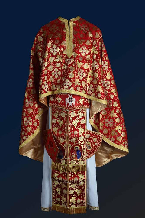 Liturgical Vestment (IERO 48) With Evangelists -  Liturgical Fabrics