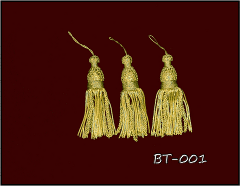 Clerical tassel from Bullion - Metallic wire (BT-001) -  Liturgical Fabrics