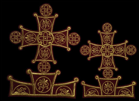 Clerical Cross for the Holy Table or Proskynitarion ‘KERKIRA’ -  Liturgical Fabrics