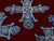 Set of embroidered crosses ‘Corfu’ with blue base -  Liturgical Fabrics