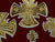 Set of embroidered crosses ‘Athos’ with white base -  Liturgical Fabrics