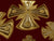 Set of embroidered crosses ‘Athos’ with gold base -  Liturgical Fabrics