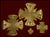 Set of embroidered crosses ‘Athos’ with gold base -  Liturgical Fabrics