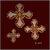 Set of handmade bullion crosses (B-003) -  Liturgical Fabrics