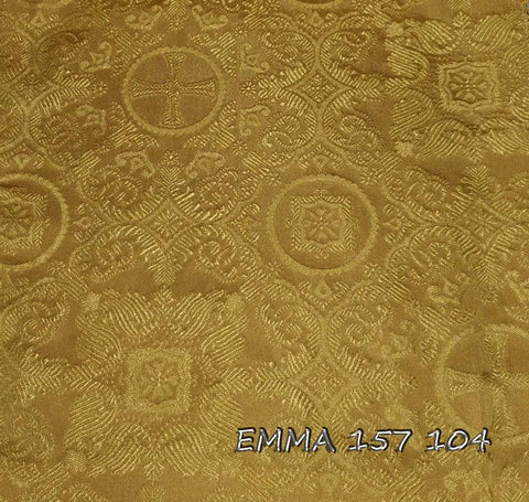 Ecclesiastical fabric of light rayon type with crosses (EMMA 157) -  Liturgical Fabrics