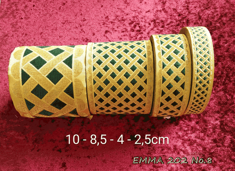 Semi-Metallic Gallon (EMMA 202) -  Liturgical Fabrics