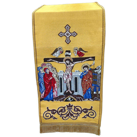 Shrine Cover the Crucifixion of Jesus Christ -  Liturgical Fabrics
