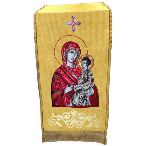 Panagia Brefokratousa Shrine Cover -  Liturgical Fabrics