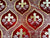 Clerical metallic fabric with crosses and flowers (IERO 83) -  Liturgical Fabrics
