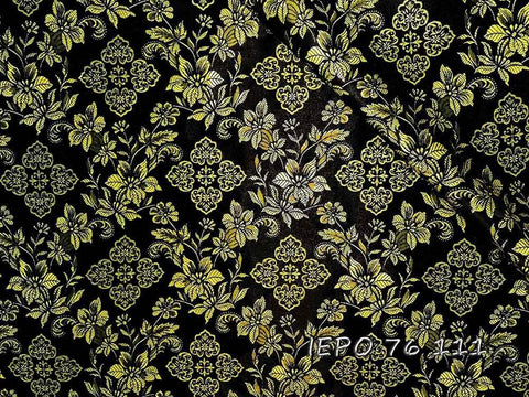 Ecclesiastical light-weight rayon fabric with crosses and flowers (IERO 76) -  Liturgical Fabrics