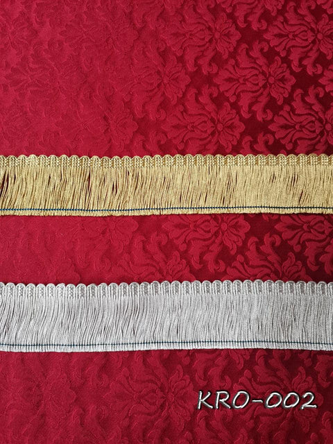 Ecclesiastical fringe for clerical vestments (KRO-002) -  Liturgical Fabrics